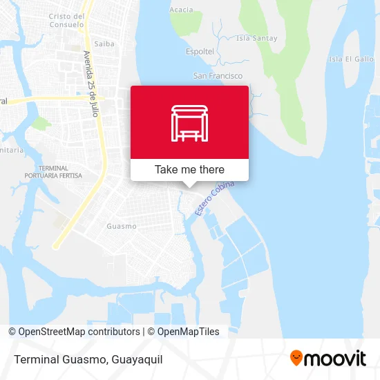 Terminal Guasmo map