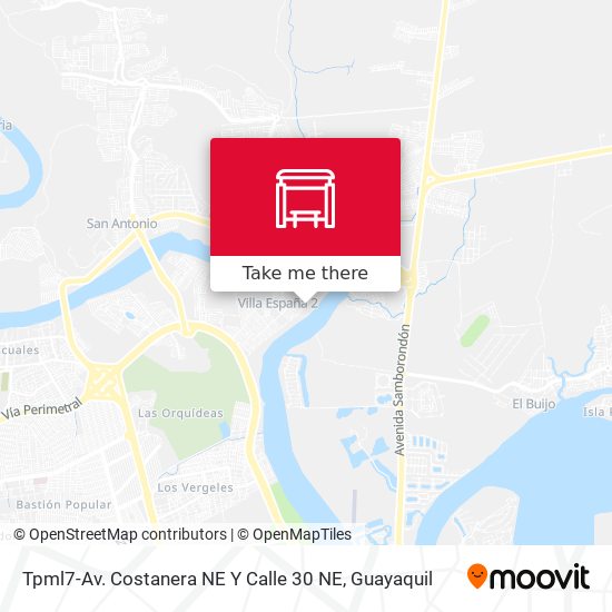 Mapa de Tpml7-Av. Costanera NE Y Calle 30 NE