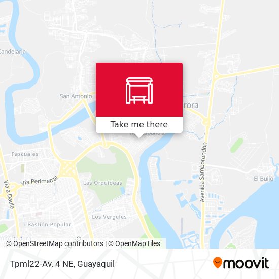 Mapa de Tpml22-Av. 4 NE