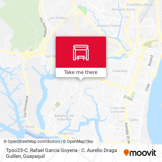 Tpso23-C. Rafael Garcia Goyena - C. Aurelio Draga Guillen map
