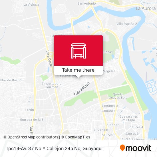 Mapa de Tpc14-Av. 37 No Y Callejon 24a No