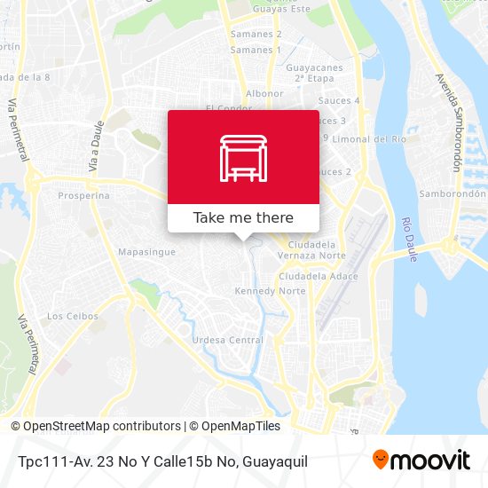 Mapa de Tpc111-Av. 23 No Y Calle15b No