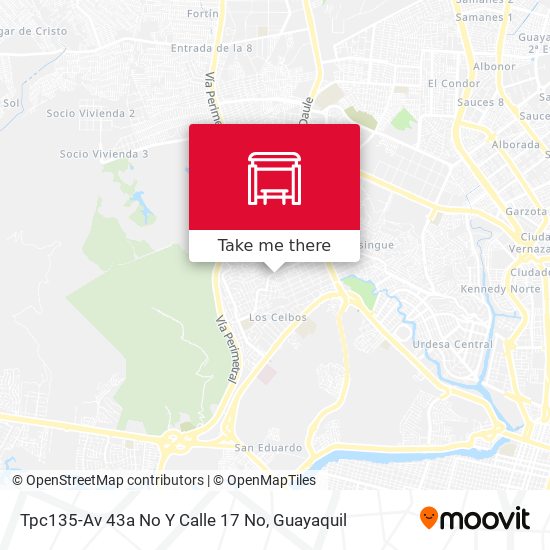 Mapa de Tpc135-Av 43a No Y Calle 17 No