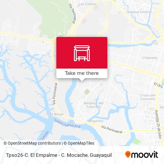 Mapa de Tpso26-C. El Empalme - C. Mocache