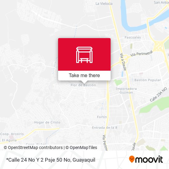 *Calle 24 No Y 2 Psje 50 No map