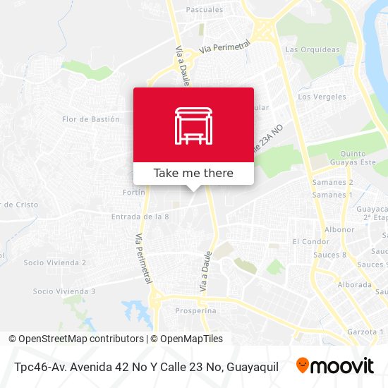 Mapa de Tpc46-Av. Avenida 42 No Y Calle 23 No