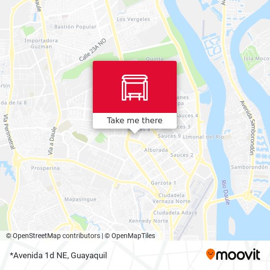 Mapa de *Avenida 1d NE
