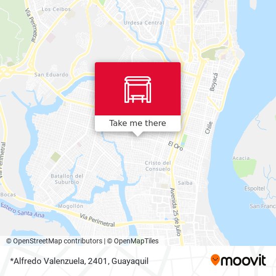 Mapa de *Alfredo Valenzuela, 2401