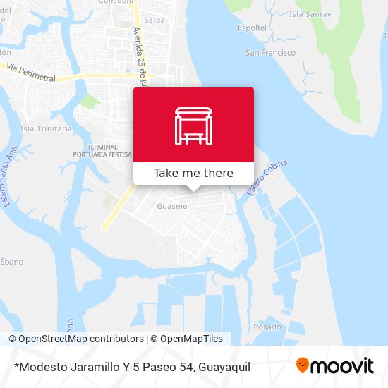 *Modesto Jaramillo Y 5 Paseo 54 map
