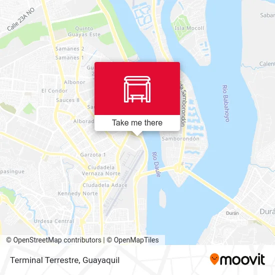 Terminal Terrestre map