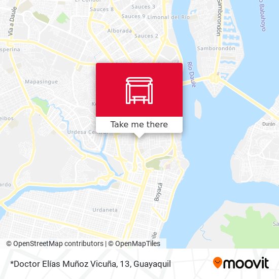 *Doctor Elías Muñoz Vicuña, 13 map
