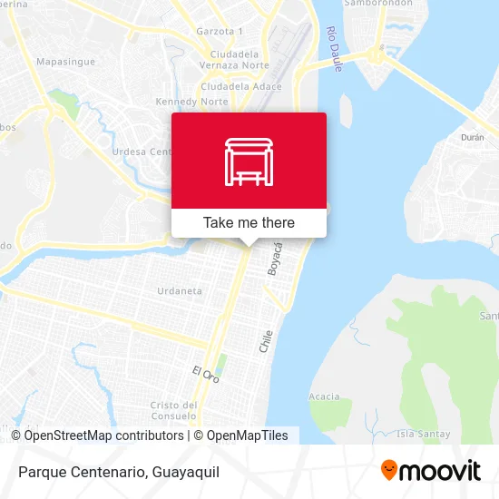 Parque Centenario map