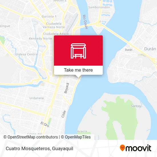 Mapa de Cuatro Mosqueteros