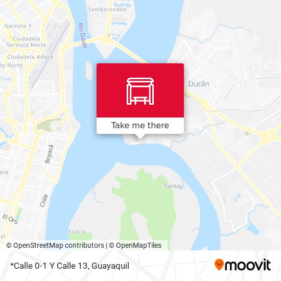 *Calle 0-1 Y Calle 13 map