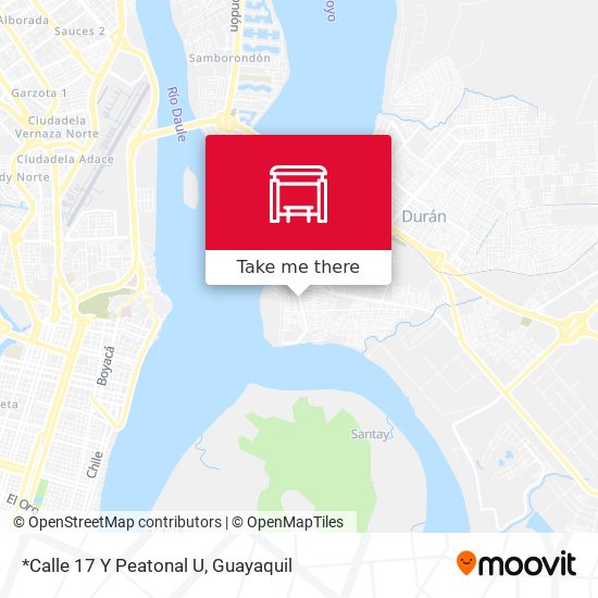*Calle 17 Y Peatonal U map