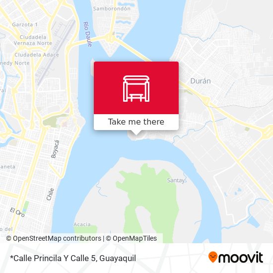 *Calle Princila Y Calle 5 map