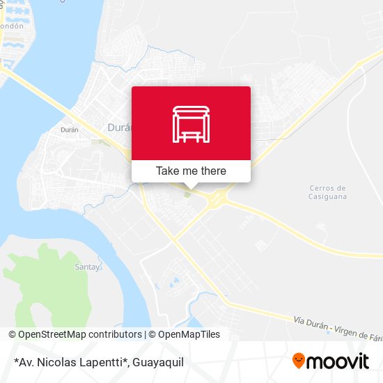 Mapa de *Av. Nicolas Lapentti*