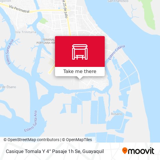 Mapa de Casique Tomala Y 4° Pasaje 1h Se