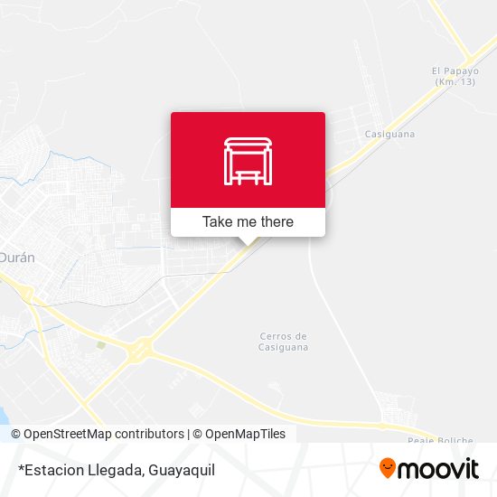 Mapa de *Estacion Llegada