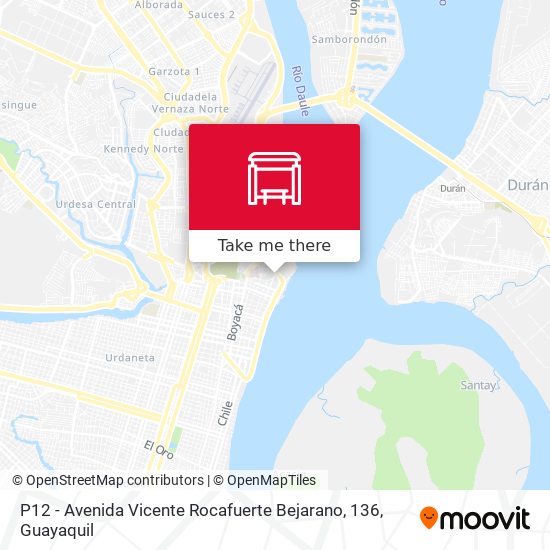 Mapa de P12 - Avenida Vicente Rocafuerte Bejarano, 136
