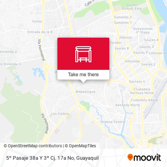 Mapa de 5º Pasaje 38a Y 3º Cj. 17a No