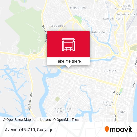 Mapa de Avenida 45, 710