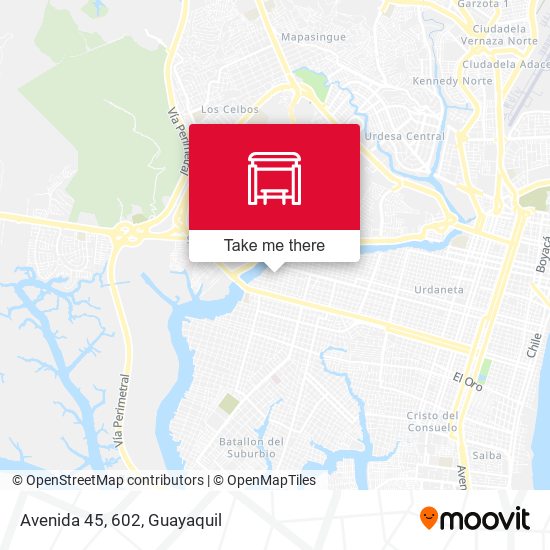 Mapa de Avenida 45, 602