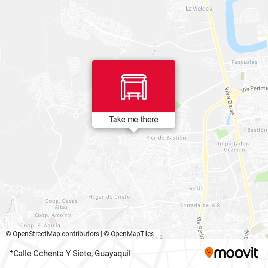 Mapa de *Calle Ochenta Y Siete