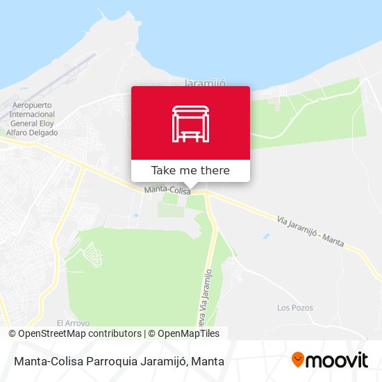 Manta-Colisa Parroquia Jaramijó map