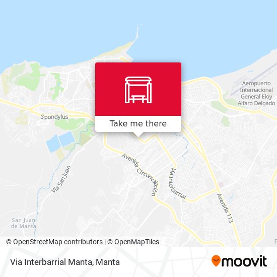 Via Interbarrial Manta map