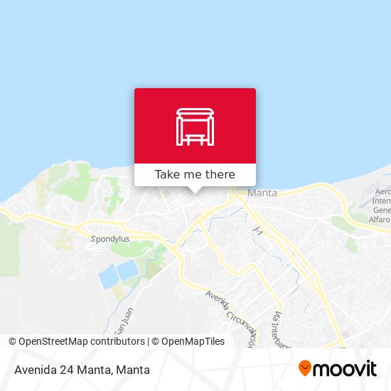 Avenida 24 Manta map