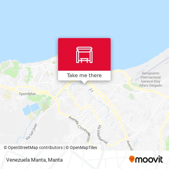 Venezuela Manta map