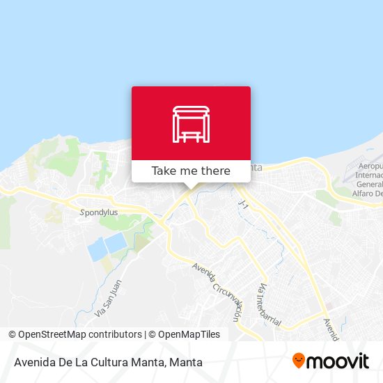 Mapa de Avenida De La Cultura Manta