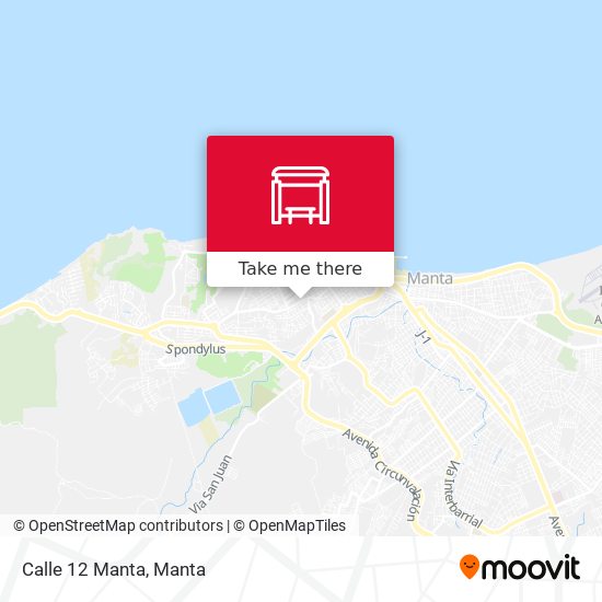 Calle 12 Manta map