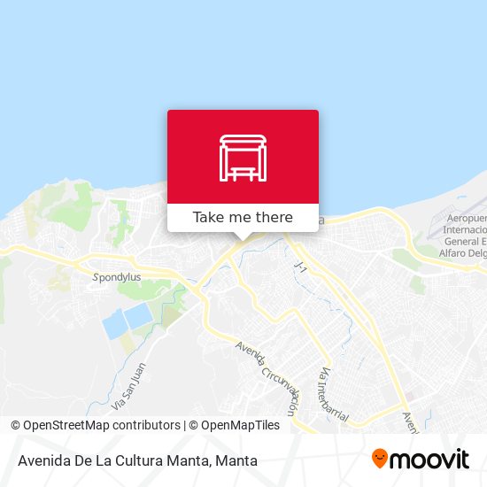 Mapa de Avenida De La Cultura Manta