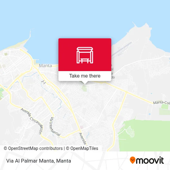 Via Al Palmar Manta map