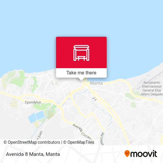 Mapa de Avenida 8 Manta
