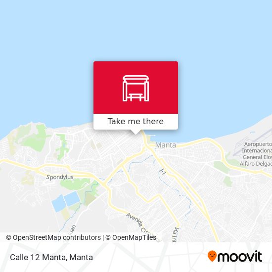 Calle 12 Manta map