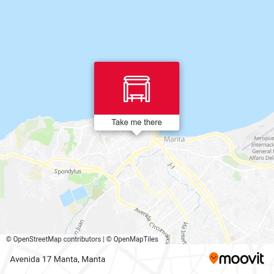 Avenida 17 Manta map