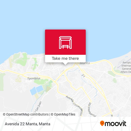 Mapa de Avenida 22 Manta