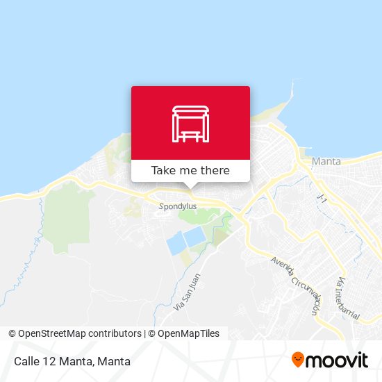 Mapa de Calle 12 Manta