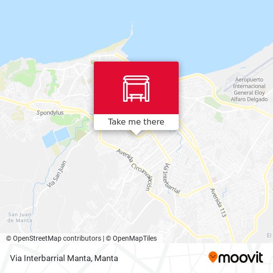 Via Interbarrial Manta map