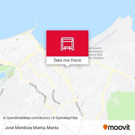 Mapa de José Mendoza Manta