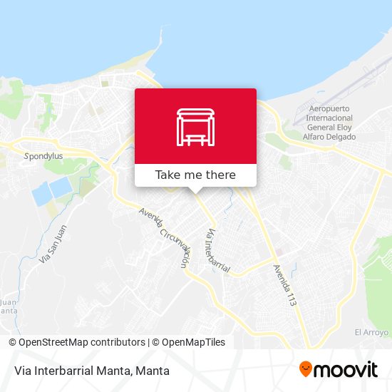 Via Interbarrial Manta map