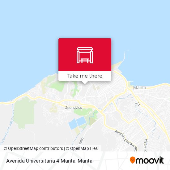 Mapa de Avenida Universitaria 4 Manta