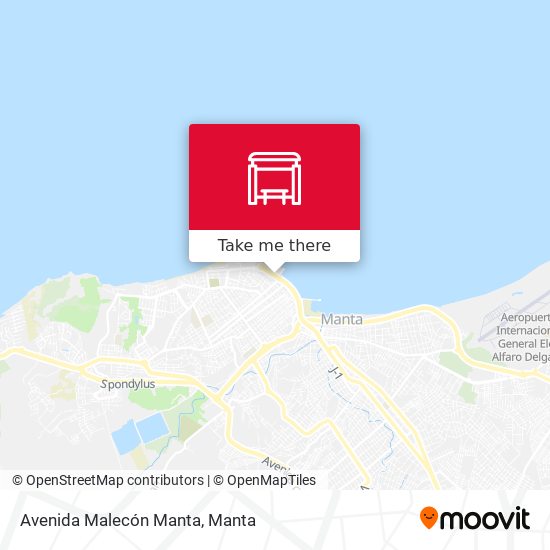Avenida Malecón Manta map