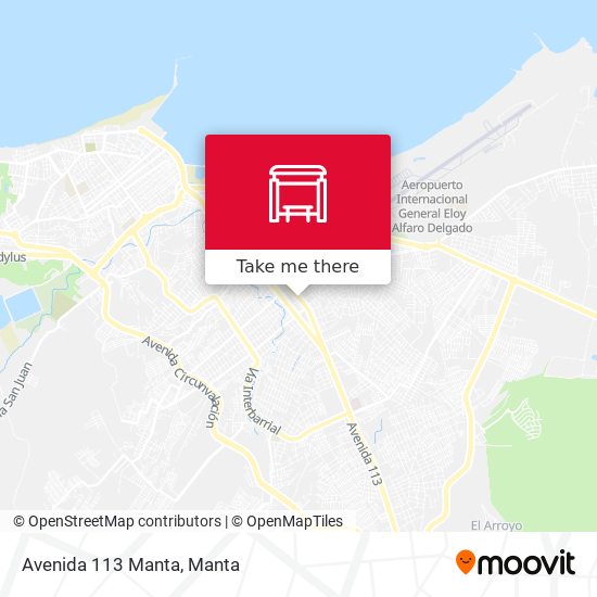 Mapa de Avenida 113 Manta