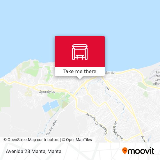 Avenida 28 Manta map