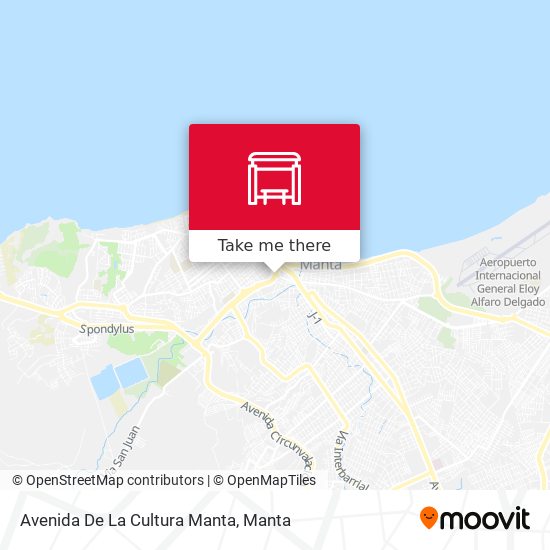 Mapa de Avenida De La Cultura Manta