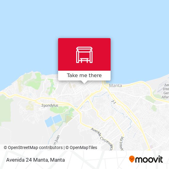 Avenida 24 Manta map